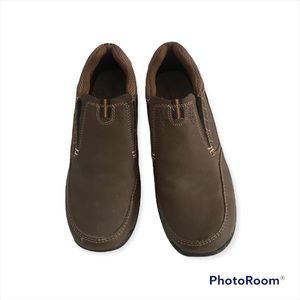 Nunn Bush Brown Slip On Shoe Size 6 Boys